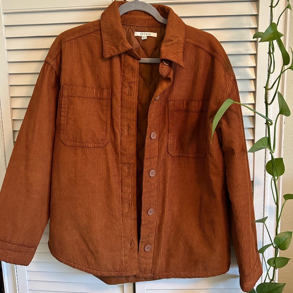 PacSun Oversized Brown Corduroy Jacket